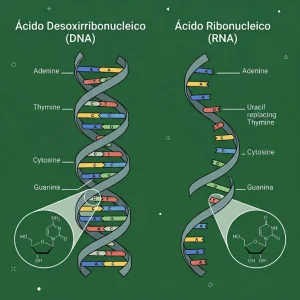 Infográfico explicativo sobre estruturas celulares para o Módulo de Biologia Celular.